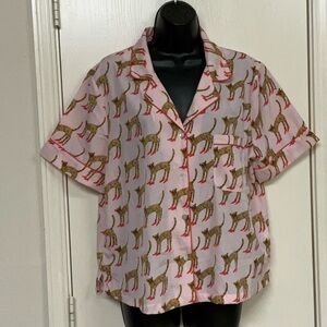 ‼️final must bundle ‼️Bouffants & Broken Hearts Blouse Pajama Top